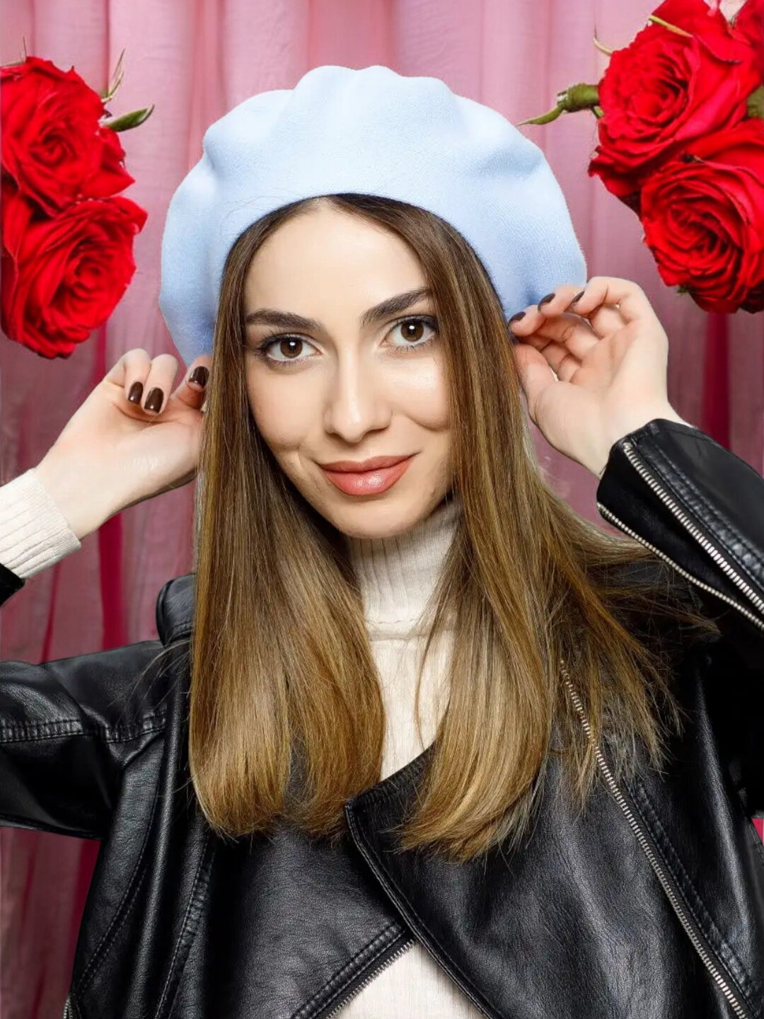 Берет  для девочек и женщин