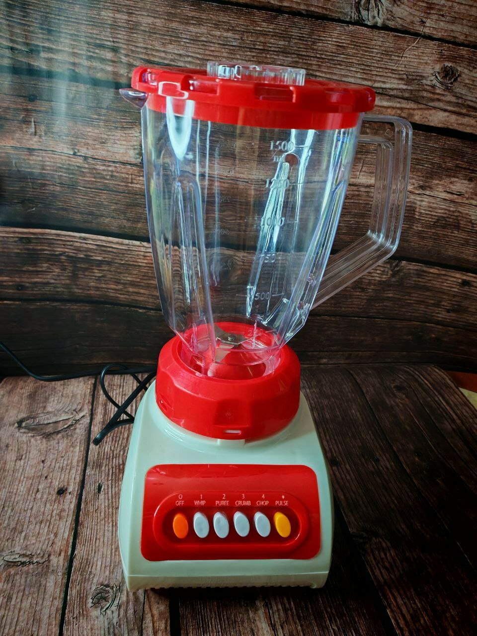 Блендер SJ-999 два в одном красного цвета чаша 1500 мл пластик 450W