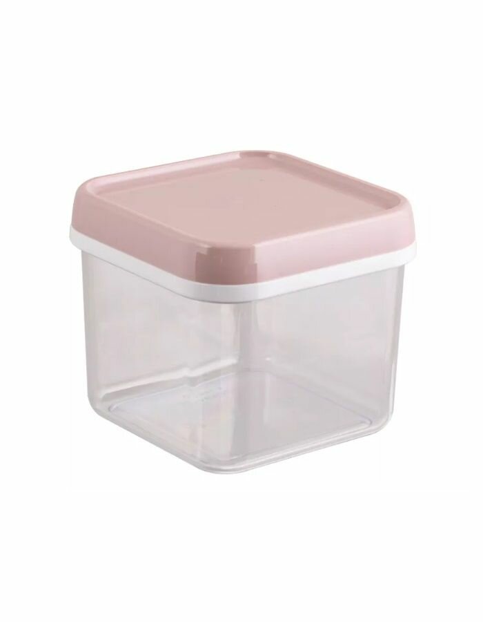 Банка квадратная для сыпучих продукций 600мл Полимербыт