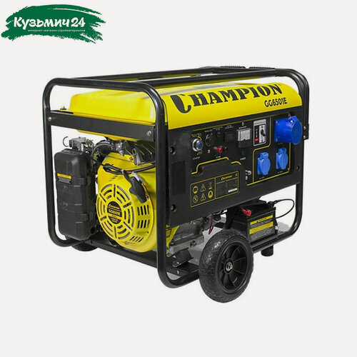 Изображение товара Генератор бензиновый синхронный CHAMPION GG6501E+ATS, 5.0 кВт