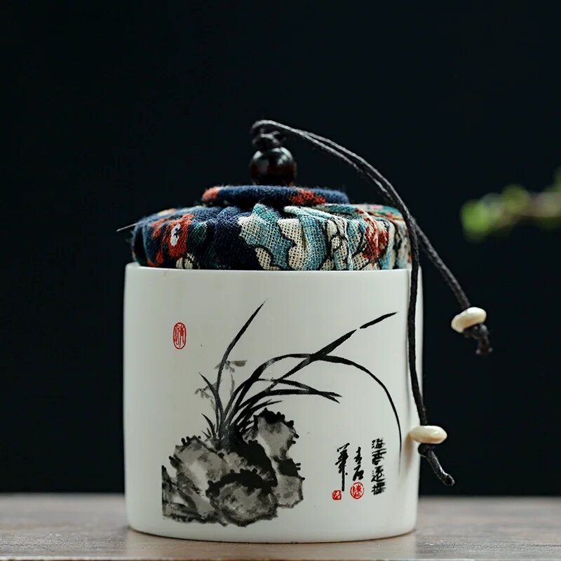 Керамическая чайная коробка JINGDE TEA SET A8 5.9x8cm