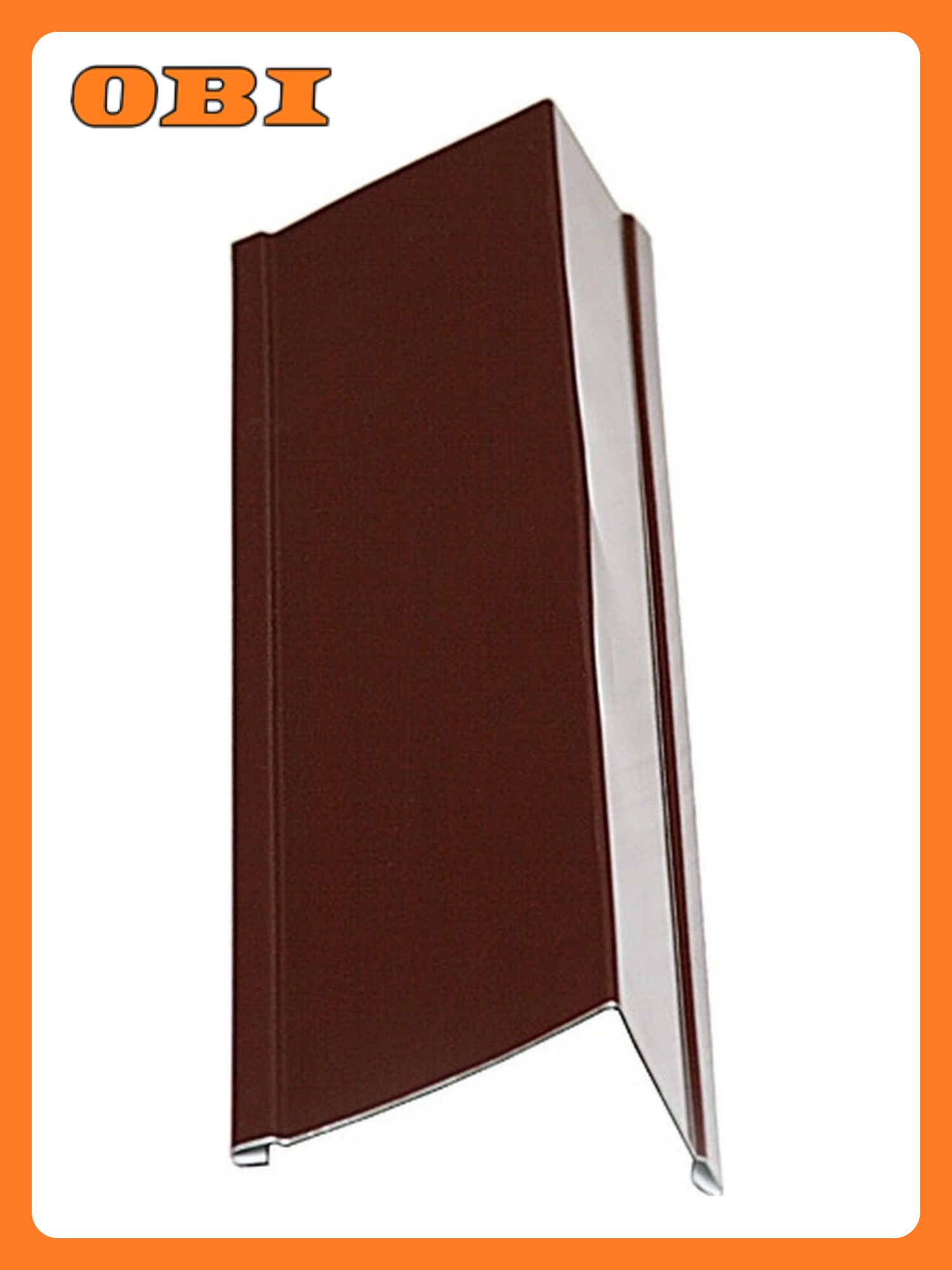 Планка торцевая Таврос коричневый 200х10 см