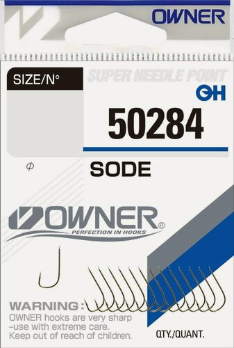 Изображение товара OWNER Крючок Sode gold №8 14шт