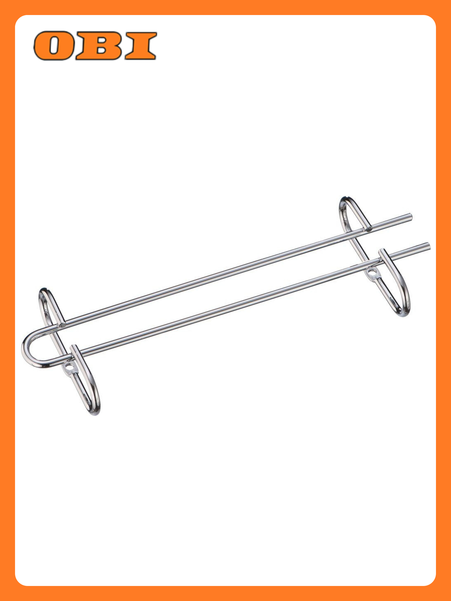 Держатель для бокалов Lemax хром 32x250x93 мм