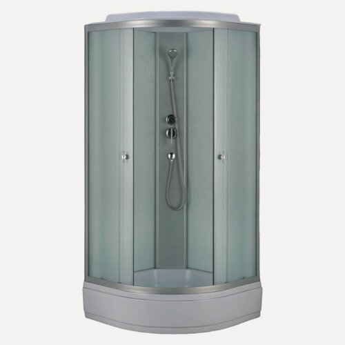 Изображение товара Душевая кабина 90х90 со средним поддоном Loranto CS-985TM/W-90