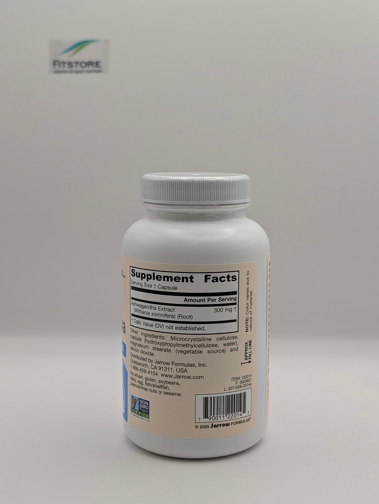 Добавка Jarrow Formulas "Ашваганда", 300мг, 120 капсул, растительная — фото 1