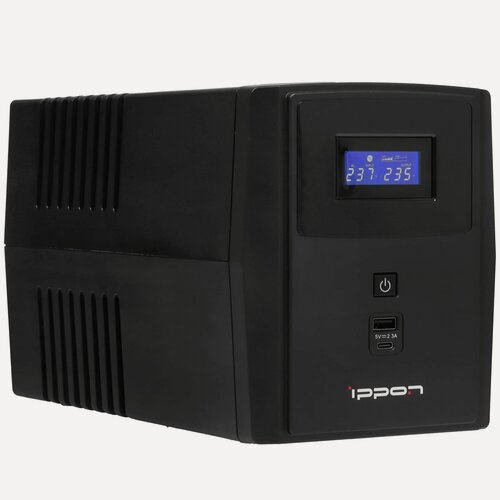 Изображение товара ИБП Ippon Smart Power Pro II Euro 1200 (1029740), черный, 1200 ВА / 720 Вт