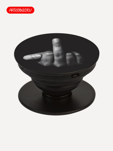 Изображение товара Попсокет держатель для телефона "фак всем", Студия Артемия Лебедева