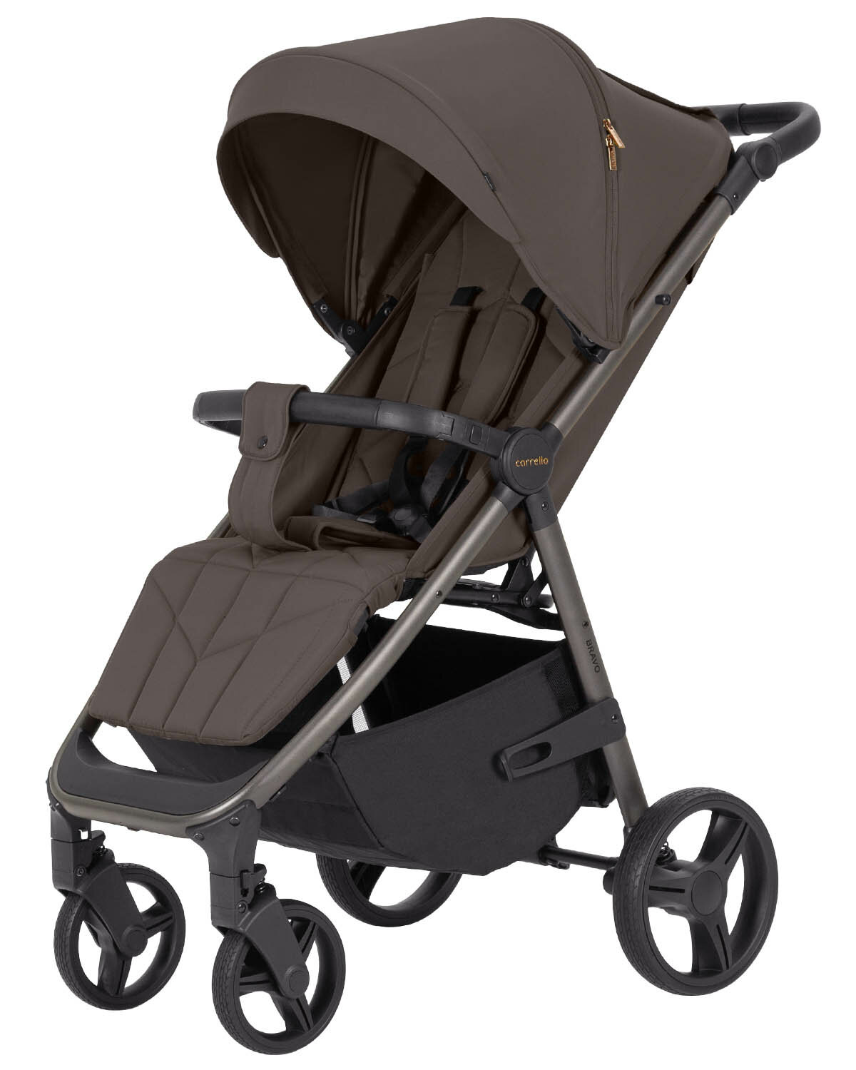 Прогулочная коляска Carrello Bravo, цвет Coffee Beige / PU (Коричневый), артикул производителя CRL-8512PU