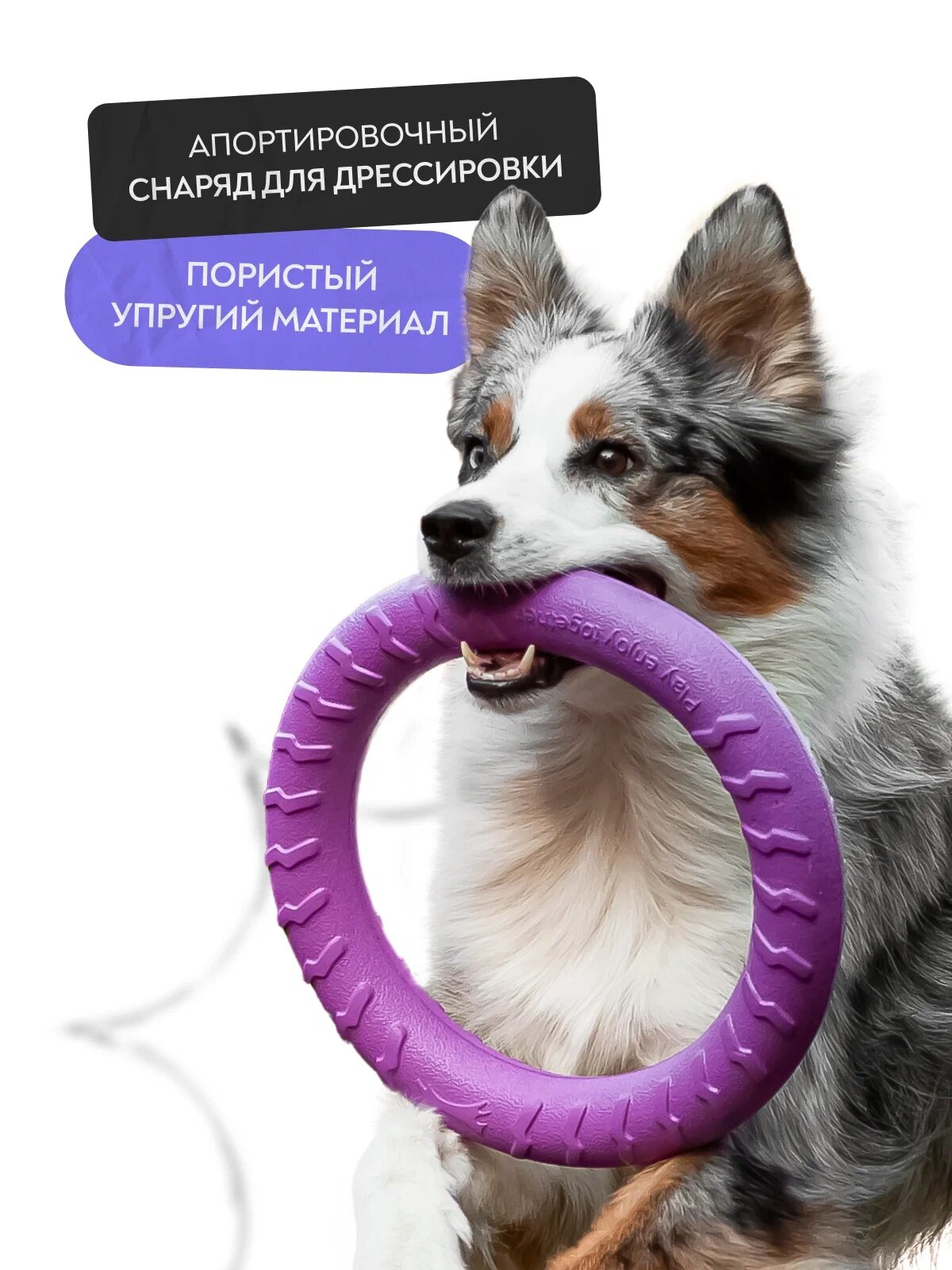 Mr.Kranch игрушка для собак Кольцо, диаметр 28 см, сиреневая