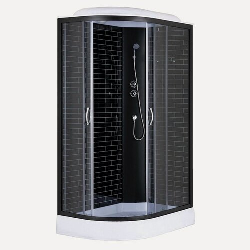 Изображение товара Душевая кабина с низким поддоном 120х80х215 Loranto Sunway CS-66120-13R GB 120
