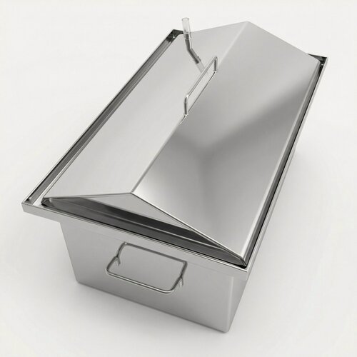 Изображение товара Коптильня С Гидрозатвором Домиком Ольховый Дым Фортуна 450Х250Х250