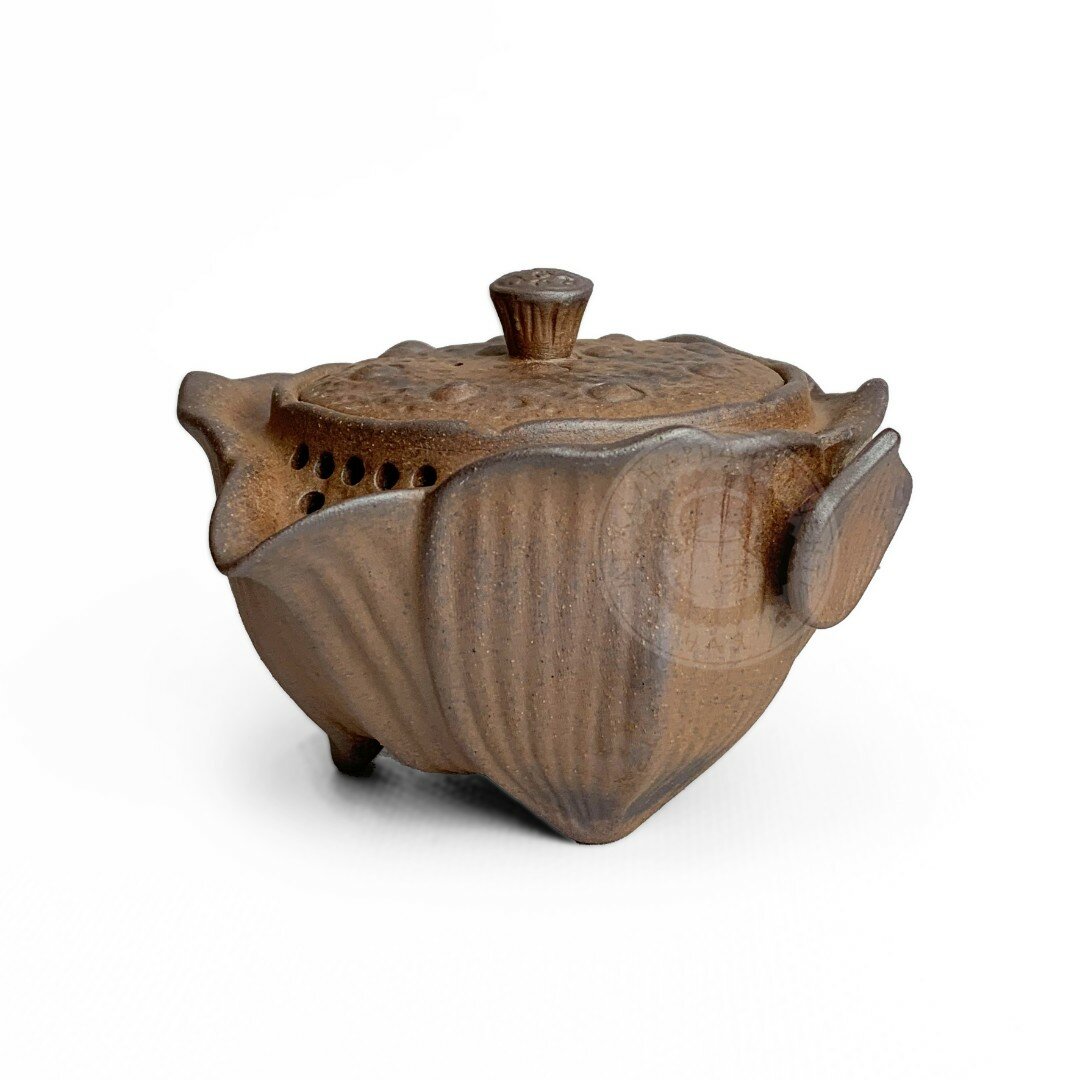 Гайвань глиняная - Коробочка лотоса (ИТТ481), керамика, 180 мл.