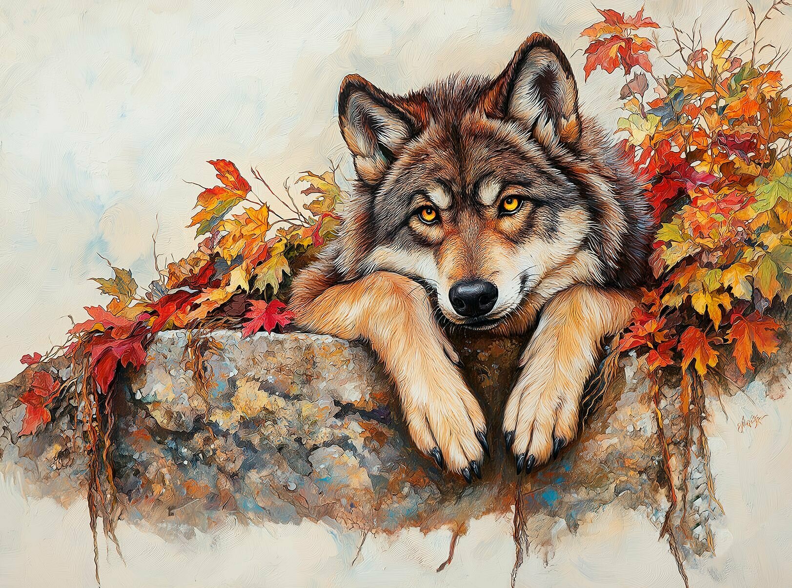 Пазл Алма мини 150 деталей. Одиночество волка — фото 1