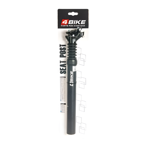 Штырь подседельный 4BIKE SP-C255 высота 400 мм, диаметр 27,2 мм вынос 15 мм алюминий