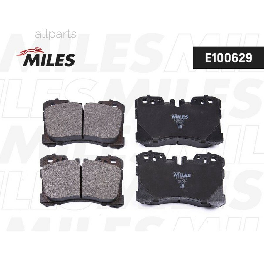MILES E100629 Колодки тормозные LEXUS LS460-600 06- передние