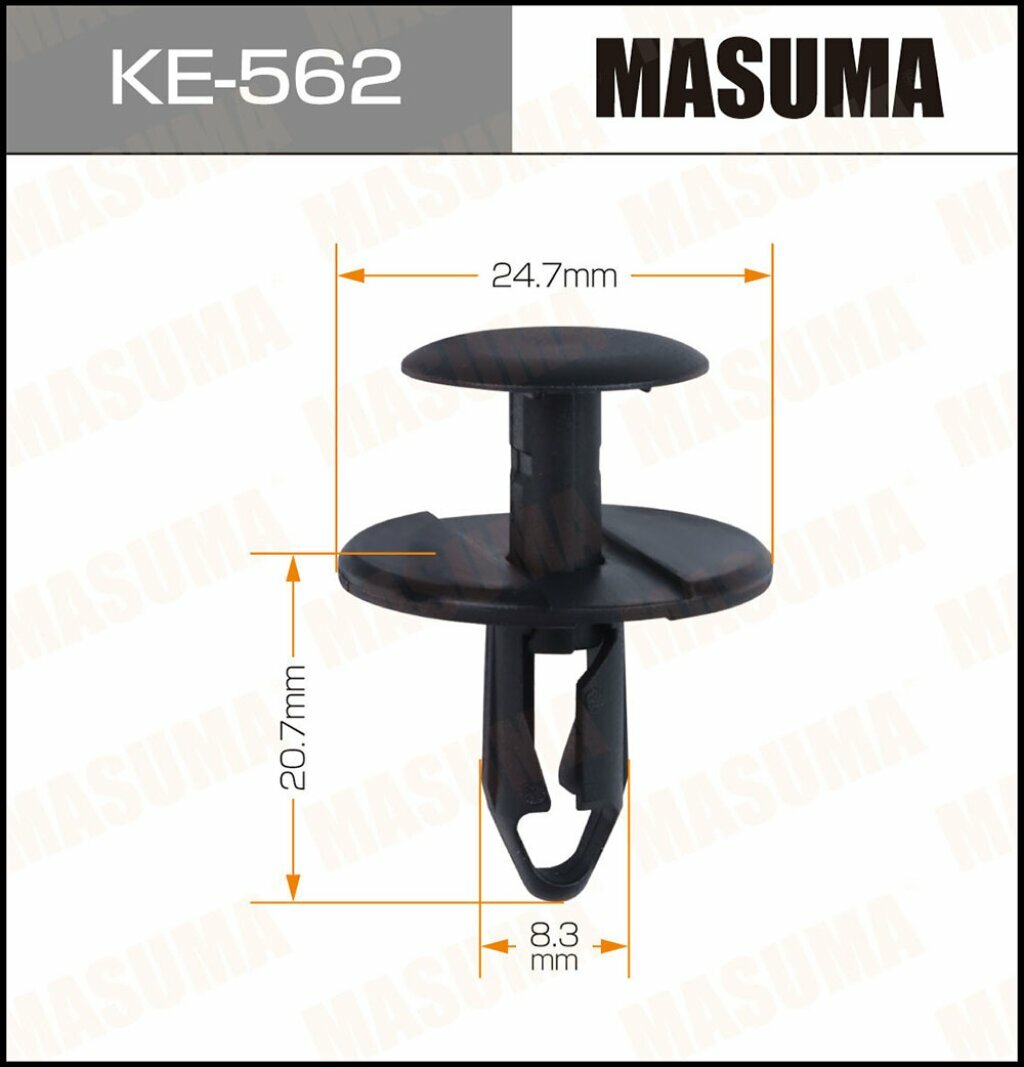 Клипса автомобильная Masuma KE-562
