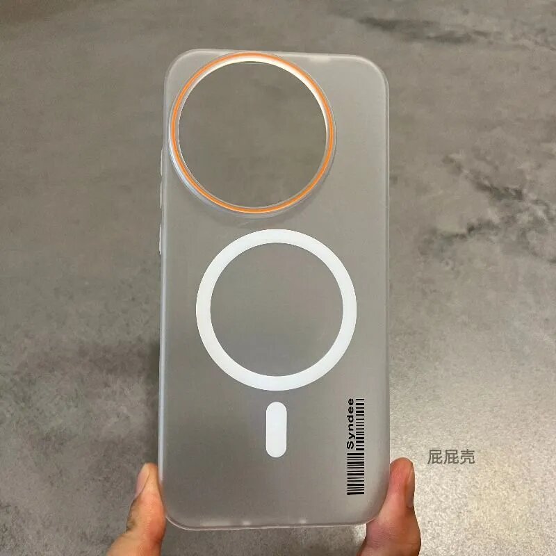 Чехол Для Realme GT 8 Pro Magsafe Matte Pc Полупрозрачная Жесткая Обложка, Беспроводная Зарядка, Магнитный