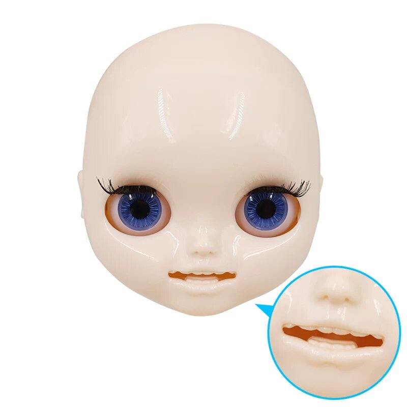 Кукла Blythe с одиночной головой, красивыми зубами и обычной кожей