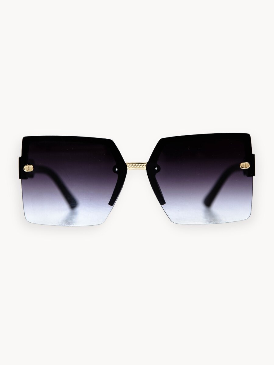 Солнцезащитные очки , черный, фиолетовый