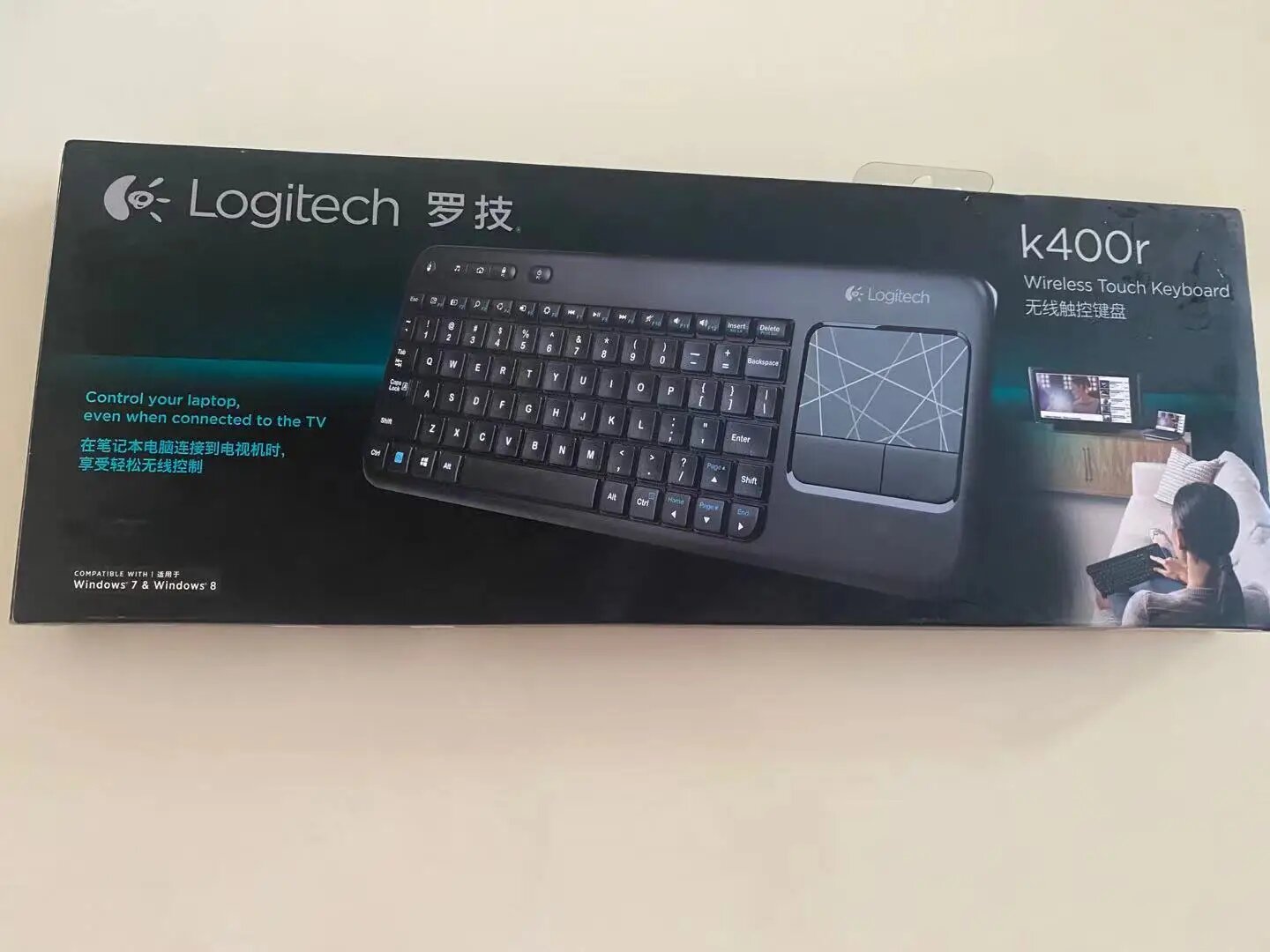 Новая классическая Беспроводная Клавиатура Logitech K400R с USB