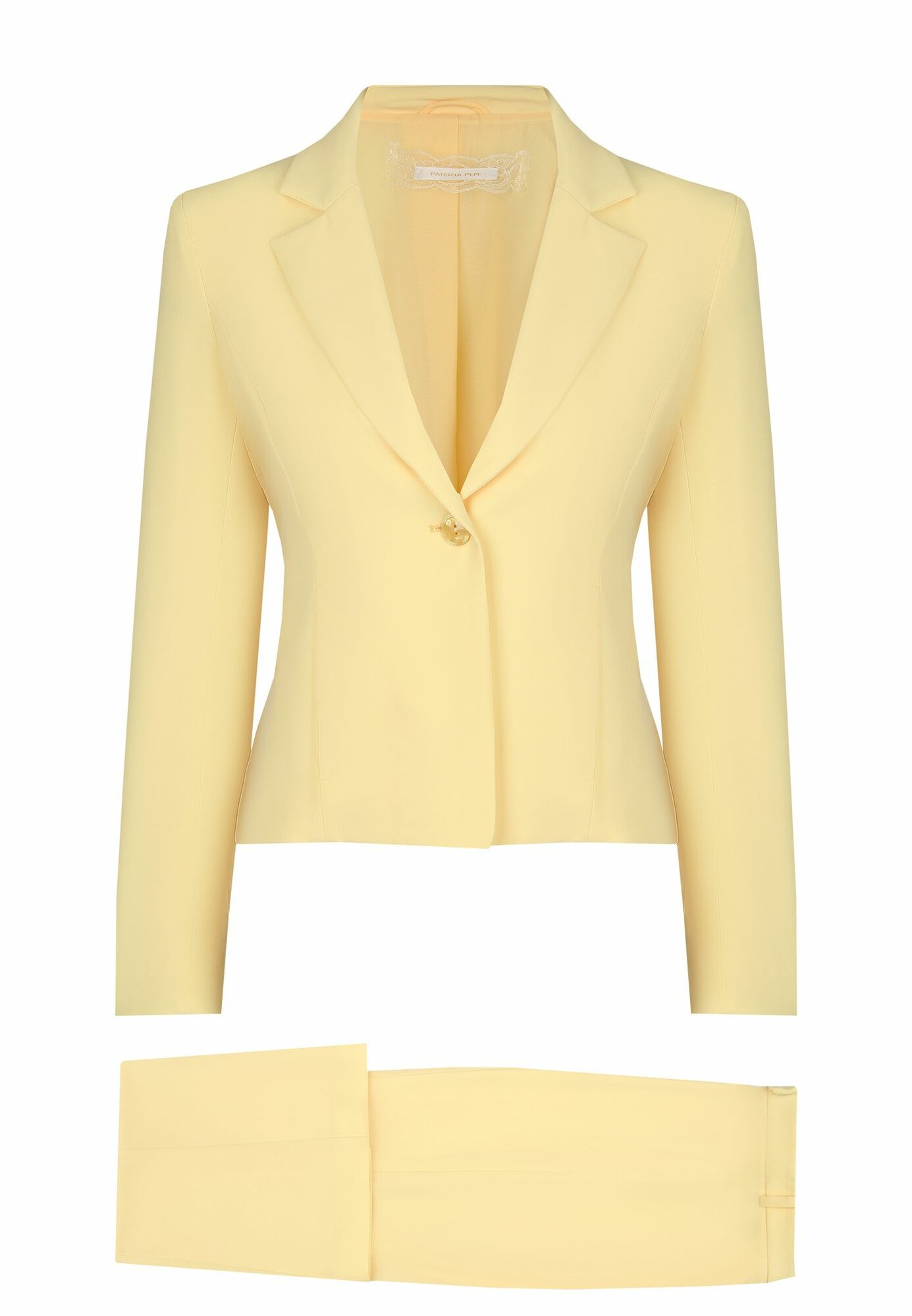 Костюм классический Patrizia, размер 46, желтый