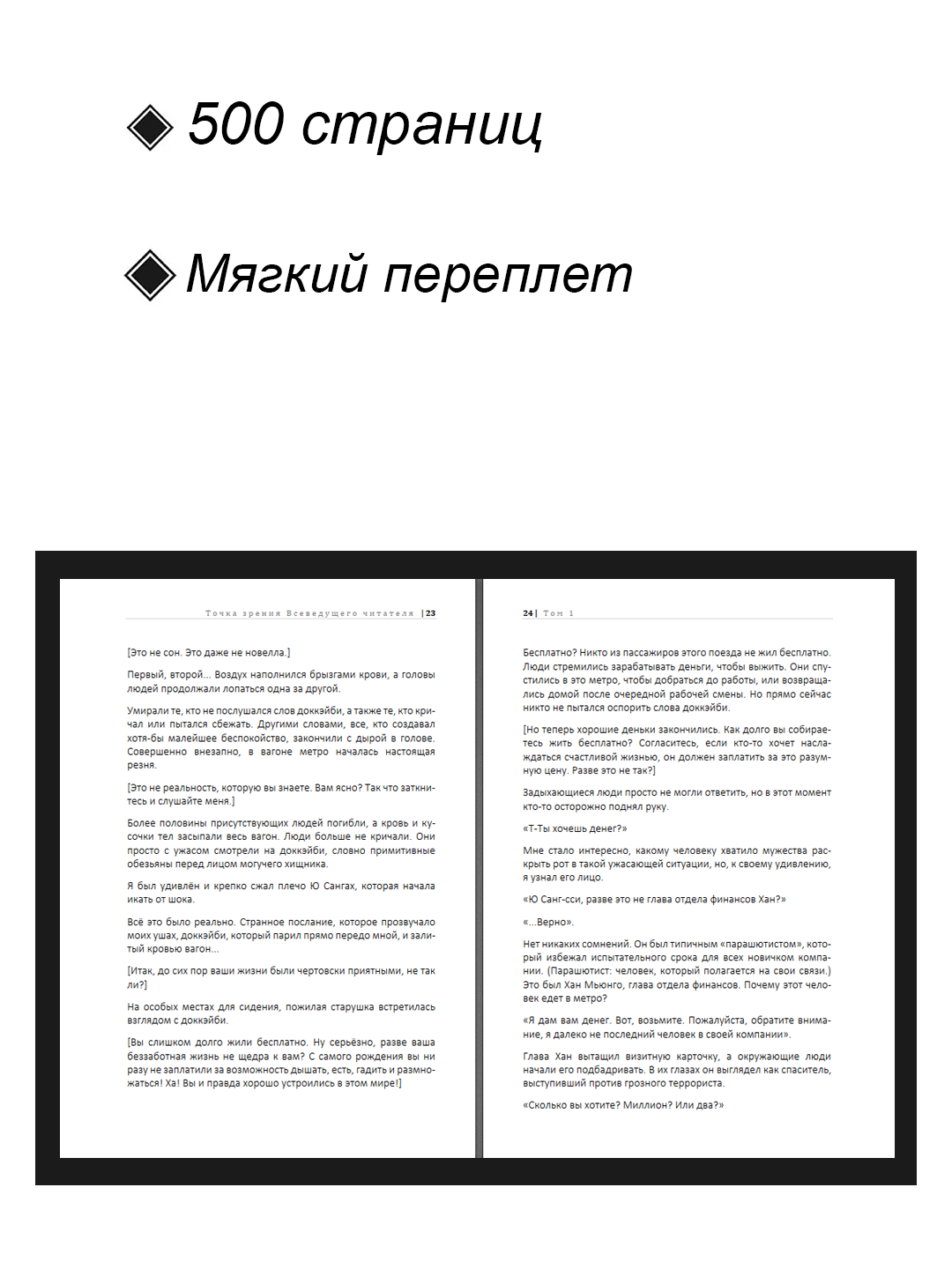 Новелла, "Точка зрения всеведущего читателя", 1 том, ранобэ, — фото 1