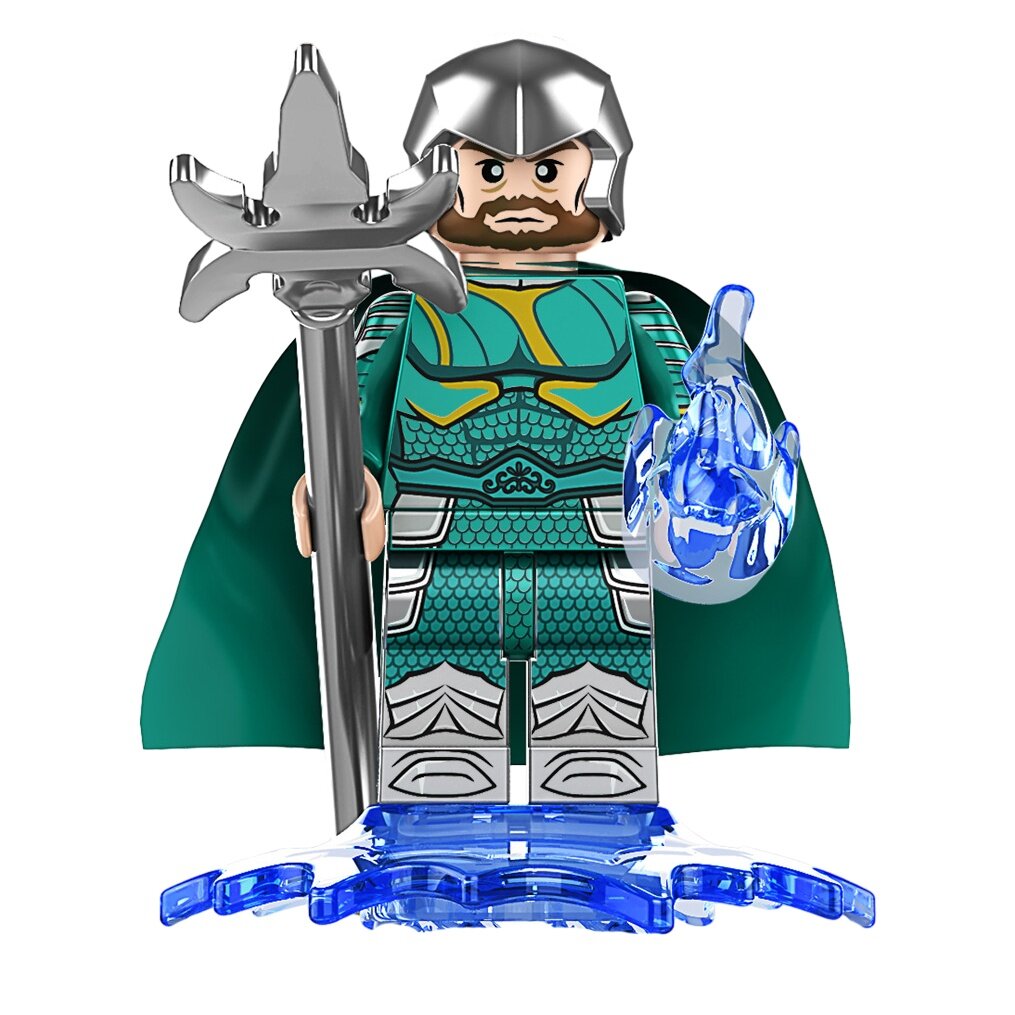 Маленькие строительные блоки Aquaman Мера Черный Манта, набор в стиле лего