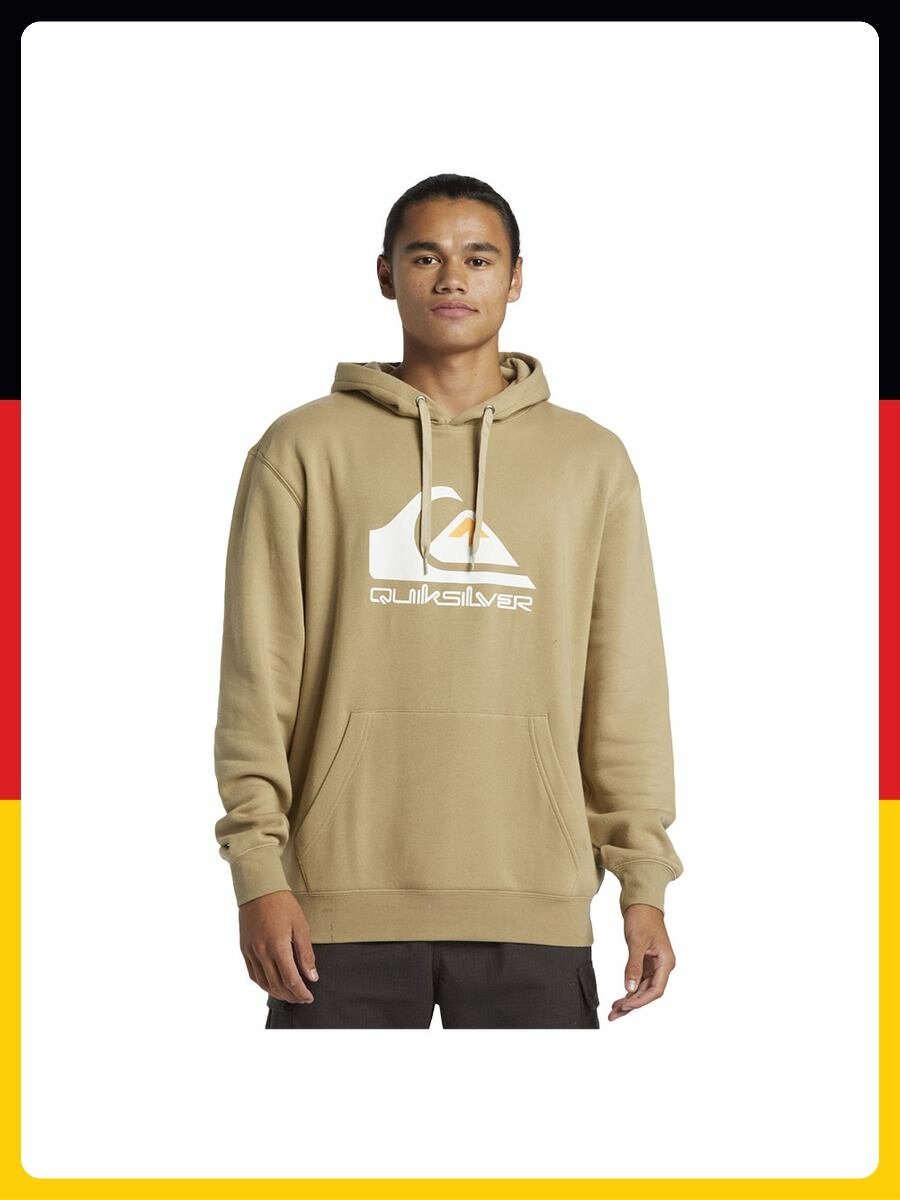 Худи спортивное Quiksilver, размер L, , бежевый