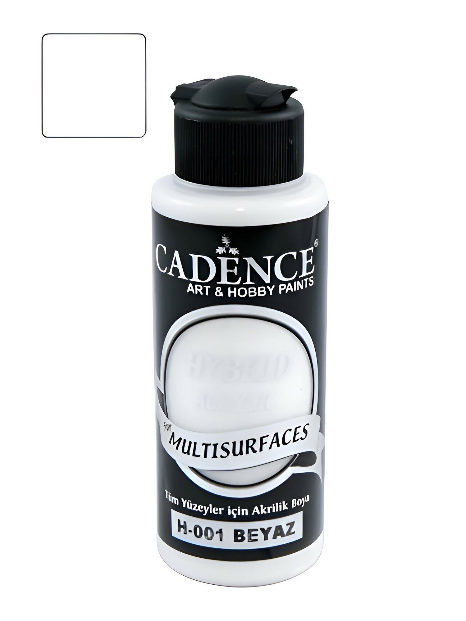 Акриловая краска Cadence Hybrid Acrylic Paint, 120 ml. White H-001