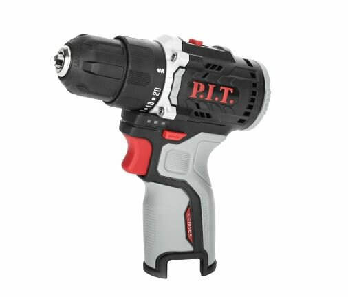 Дрель P.I.T. PBM12K-10B X-DRIVER SOLO, (без АКБ и ЗУ), коробка