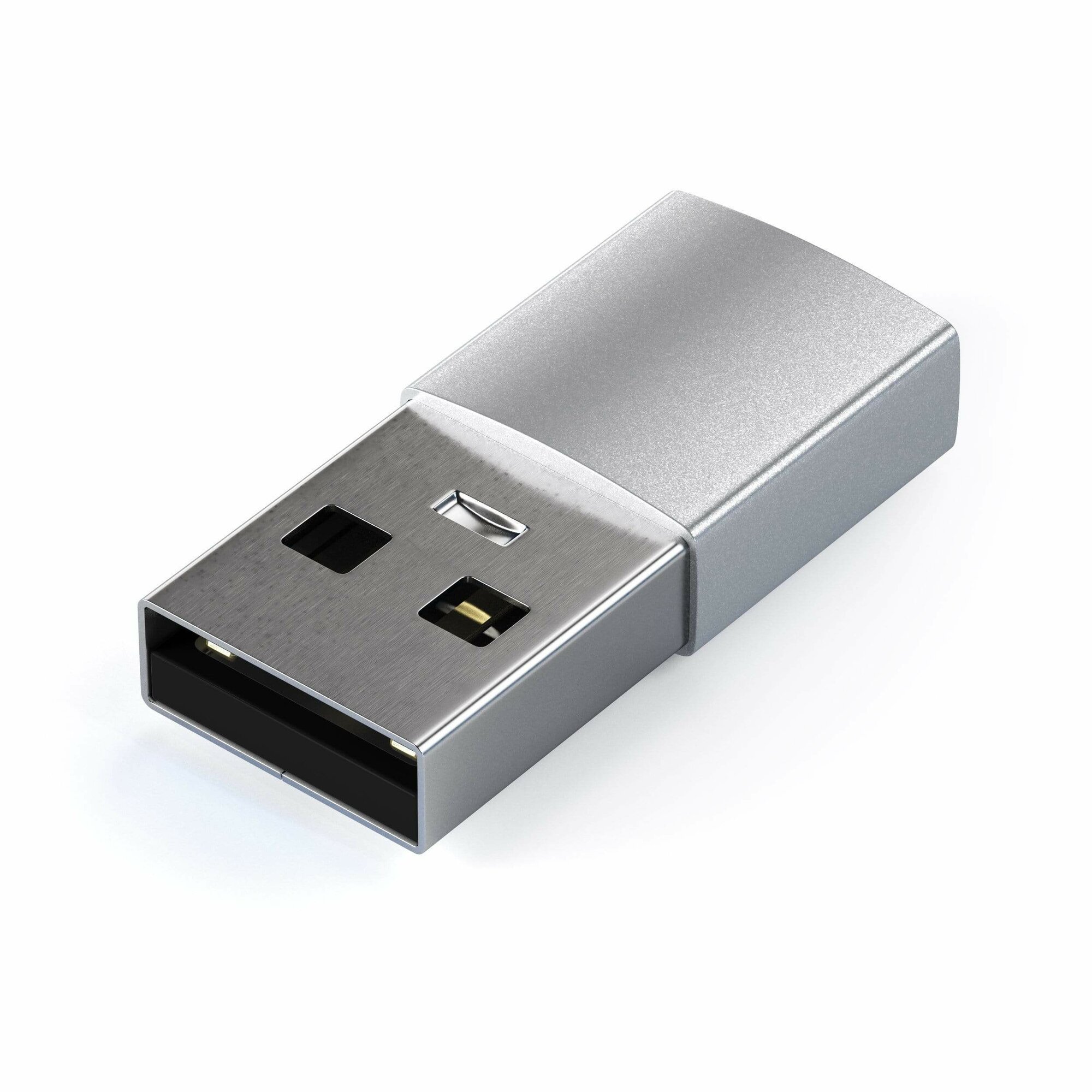 Переходник/адаптер Satechi USB Type-A to Type-C Adapter (ST-TAUC), silver — фото 1
