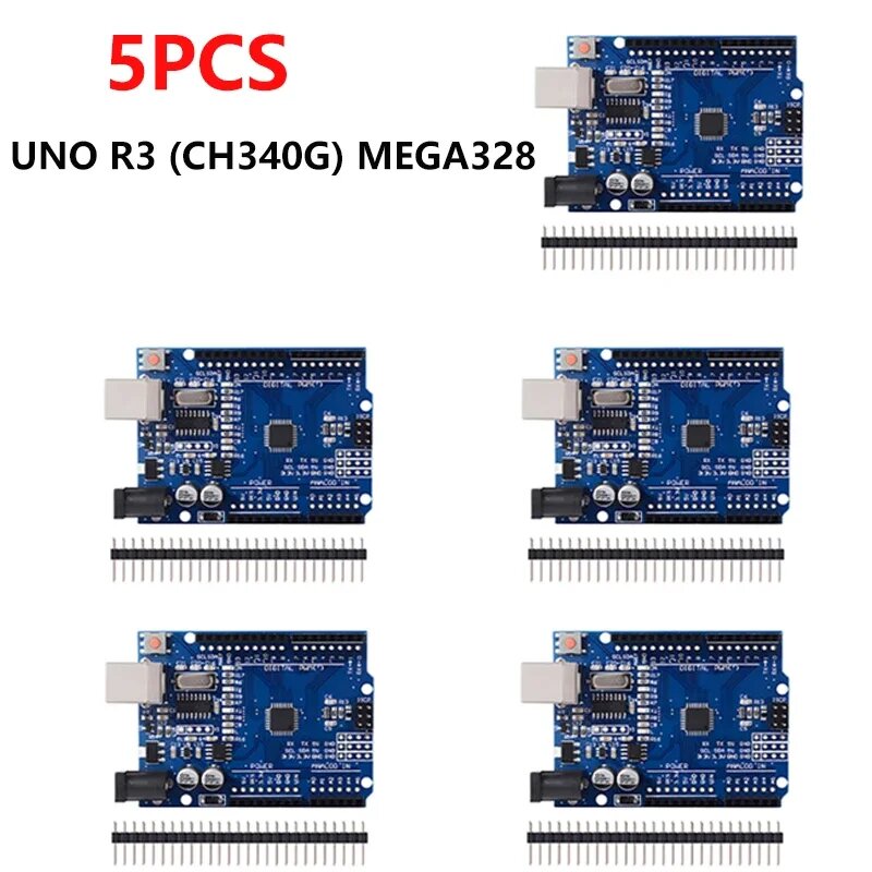Чип UNO R3 MEGA328P для Arduino UNO R3, 5PCS UNO R3