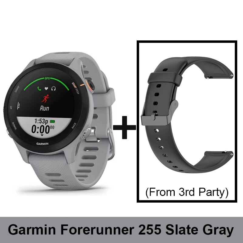 Garmin Forerunner 255 умные часы, Gray n Black