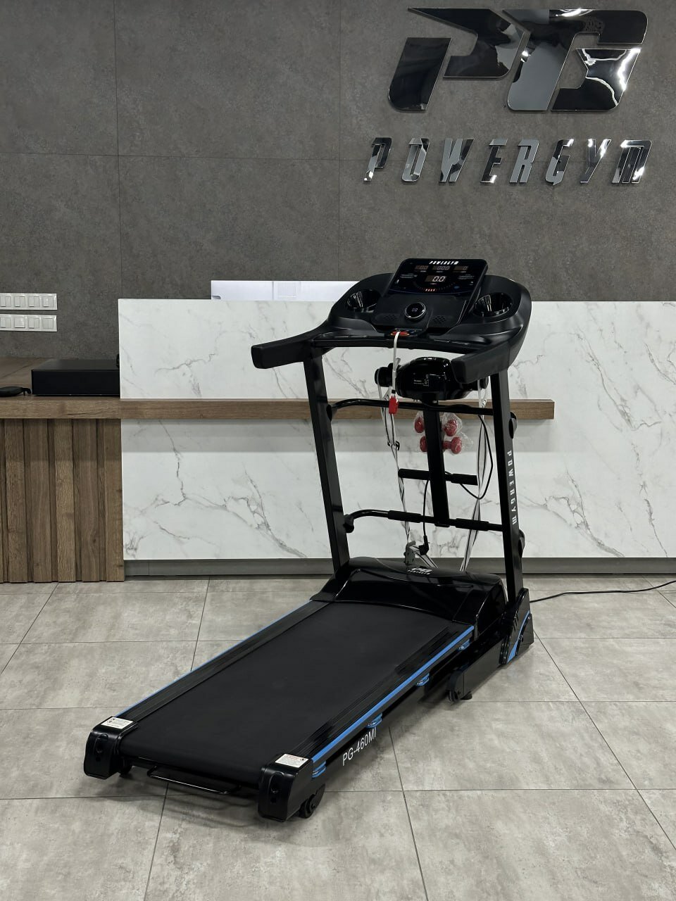 Беговая дорожка PowerGym PG-460, электрическая, складная, для домашнего использования