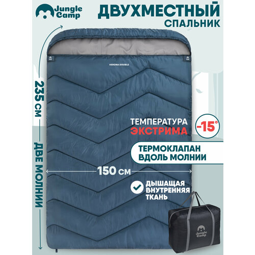 Спальник Jungle Camp Verona Double синий