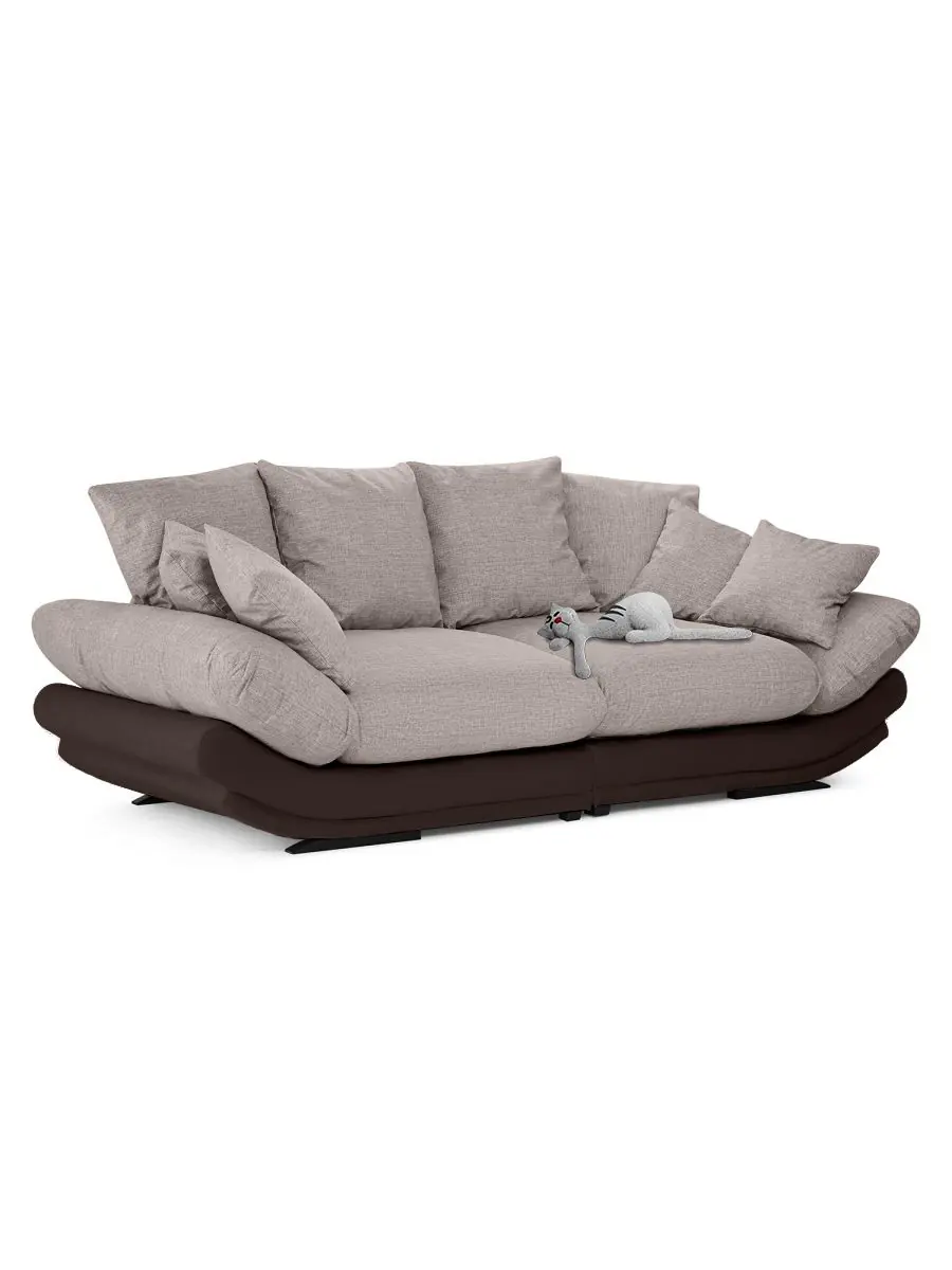 Диван Авиньон, с подушками, без а, 254×102×93 см, бежевый, дизайн 2