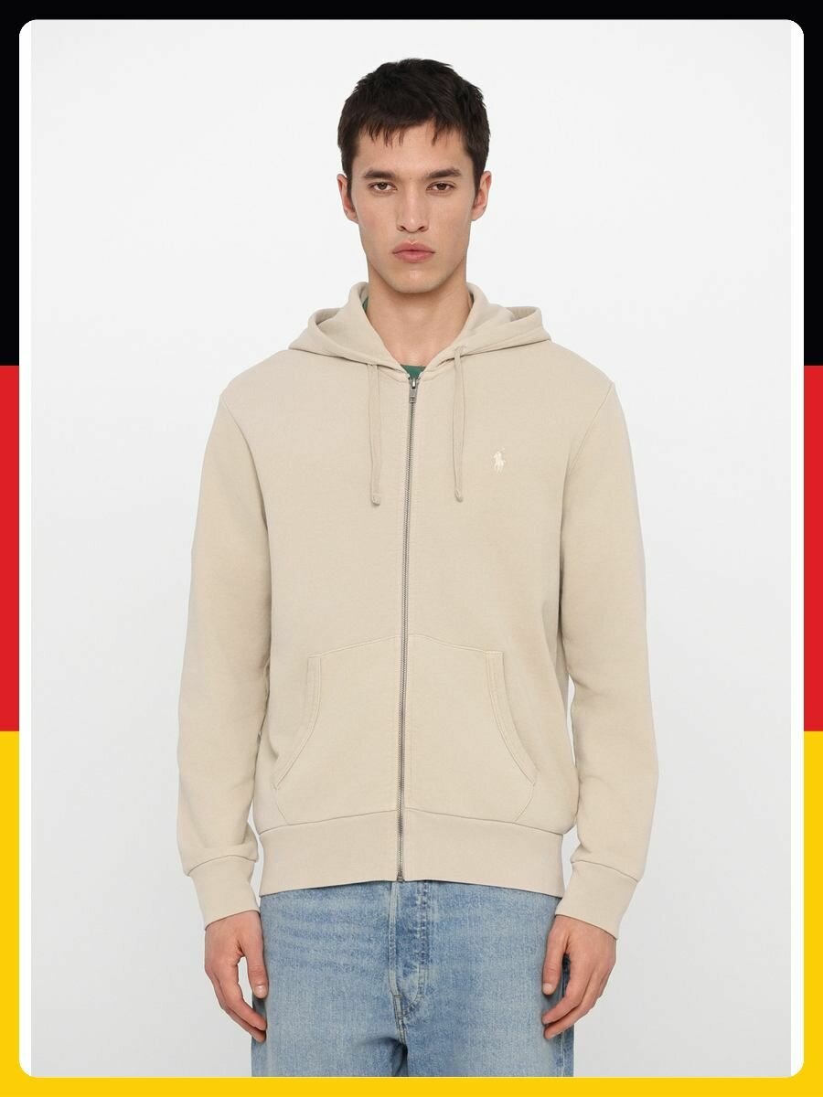 Толстовка Polo Ralph Lauren, размер XL, , бежевый