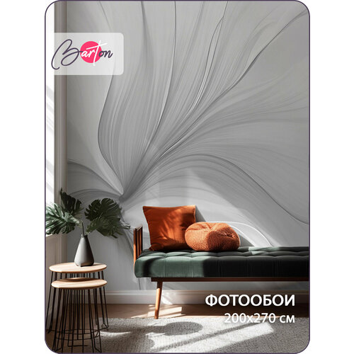 фото Фотообои на стену флизелиновые 3d абстракция цветы 200х270 см bartonwall m240-g barton wallpapers