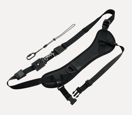 Изображение товара Ремень JJC NS-PRO1M, плечевой, с площадкой Arca-Swiss, микрофибра, черный