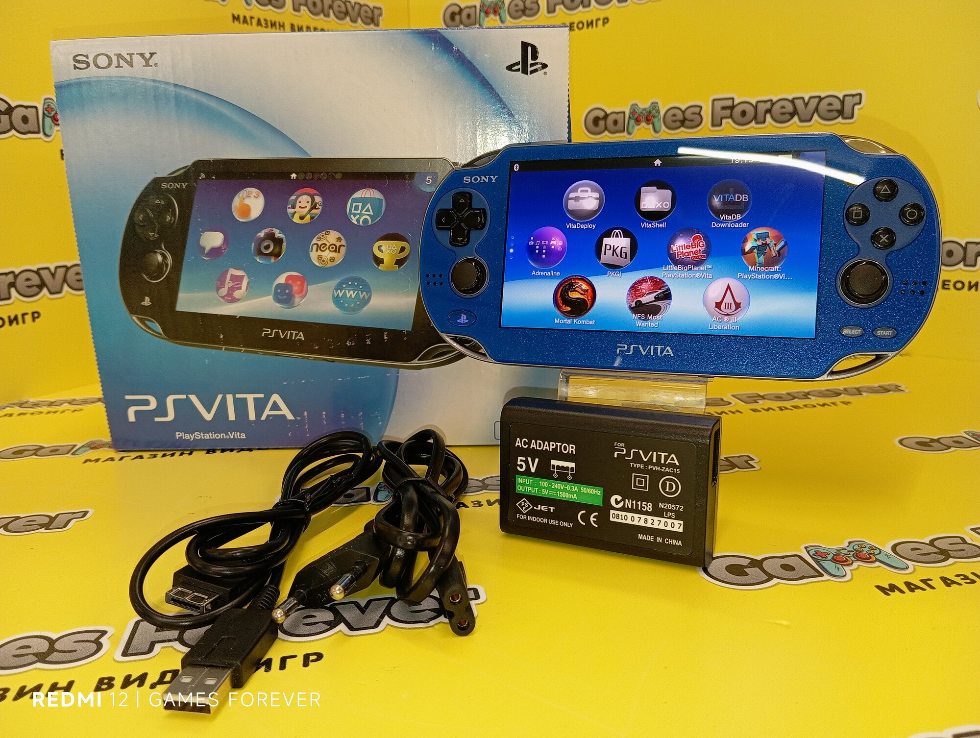 Игровая приставка PS Vita FAT 32Gb Enso Wi-Fi +Игры sapphire