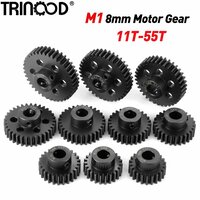 TRINOOD M1 Стальные шестерни двигателя, шестерня 8 мм 11-55T для 1 / 5 1 / 6 1 / 7 1 / 8 1 / 10 Багги Грузовик RC Модель автомобиля Запчасти двигателя, 49T