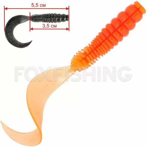 Силиконовая приманка Pontoon 21 Homunculures Pillo 2.25 №123 5.6см. 7шт.