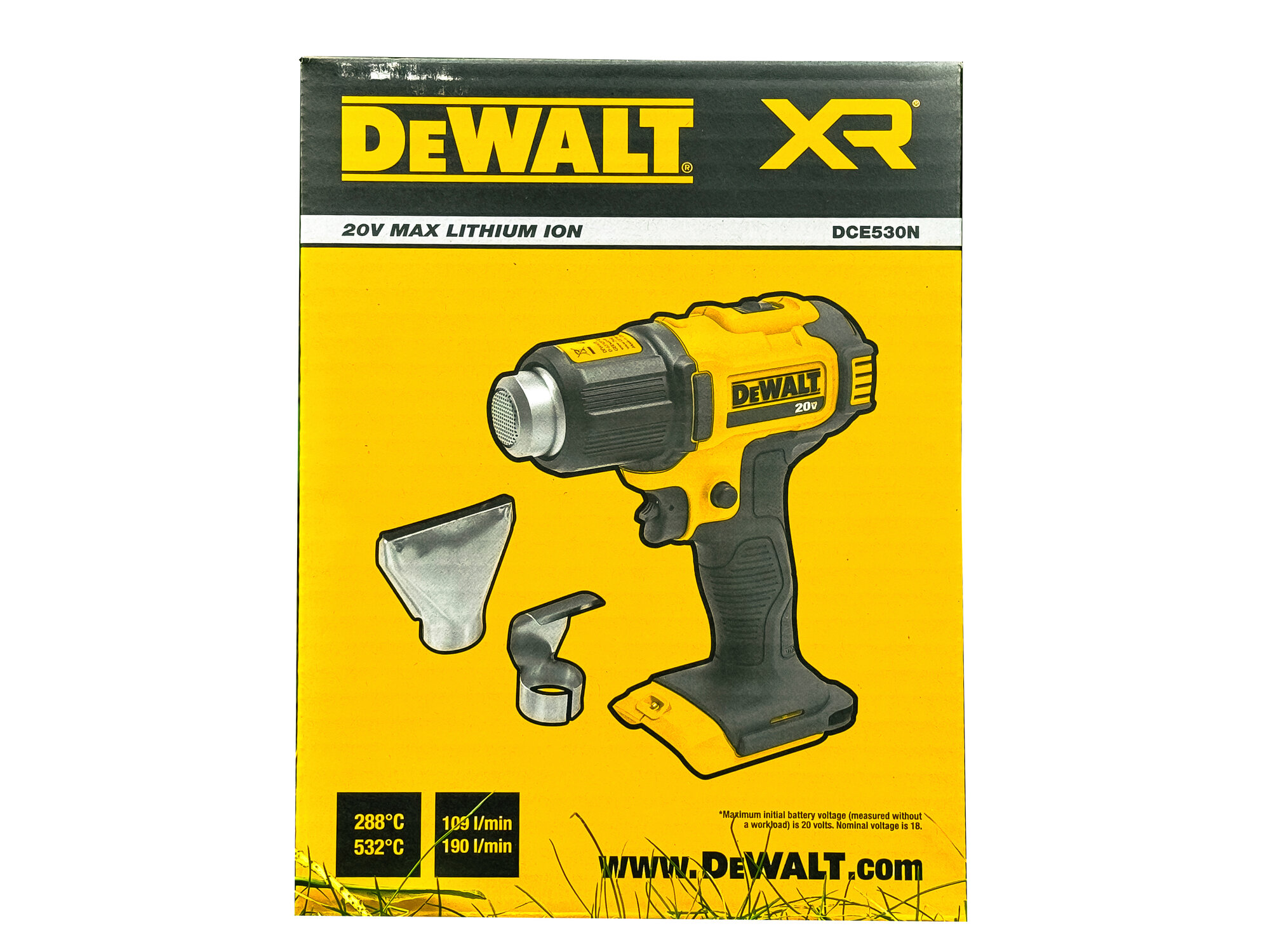 Аккумуляторный фен Dewalt DCE530N 20B