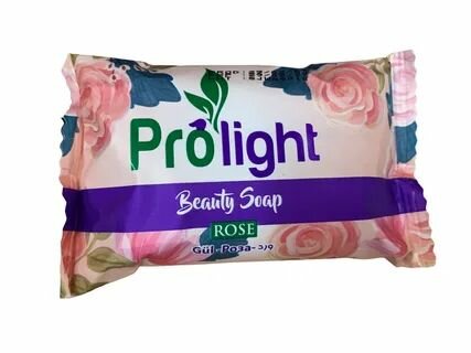 Мыло туалетное кусковое ароматное PROLIGHT Роза парфюмированное, 115 гр.