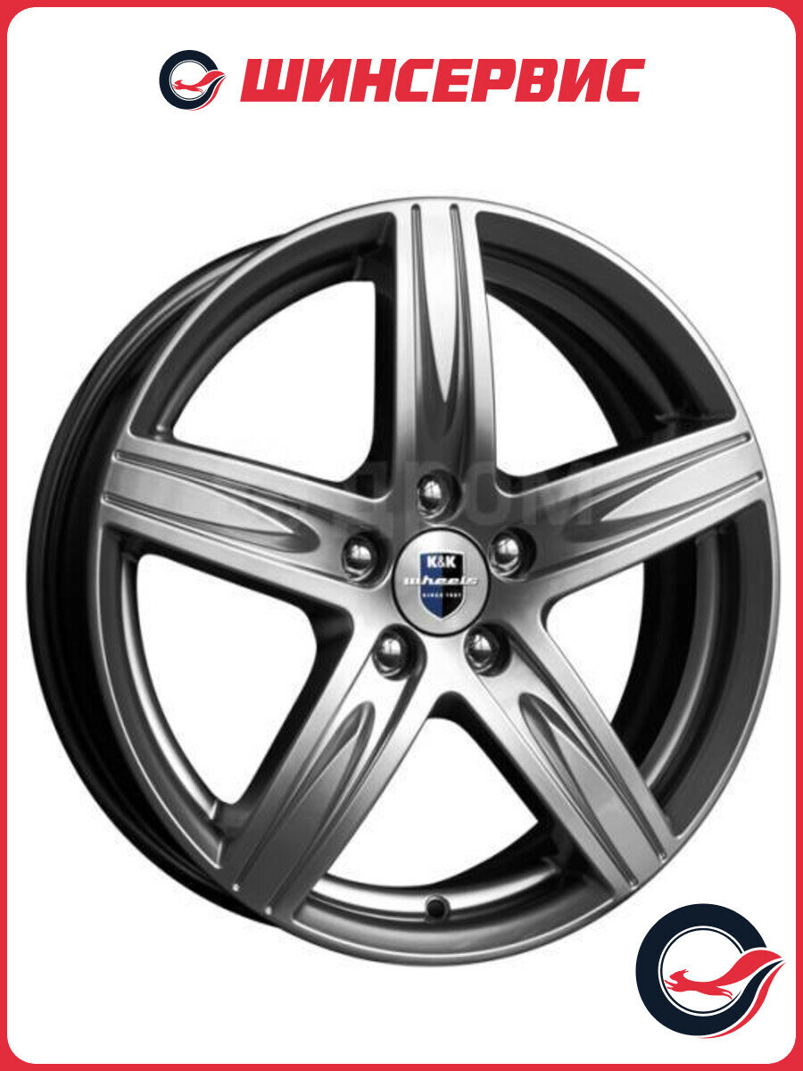 Литой диск КиК Андорра R17x7.0J 5x114.3 ET35 ЦО60.1