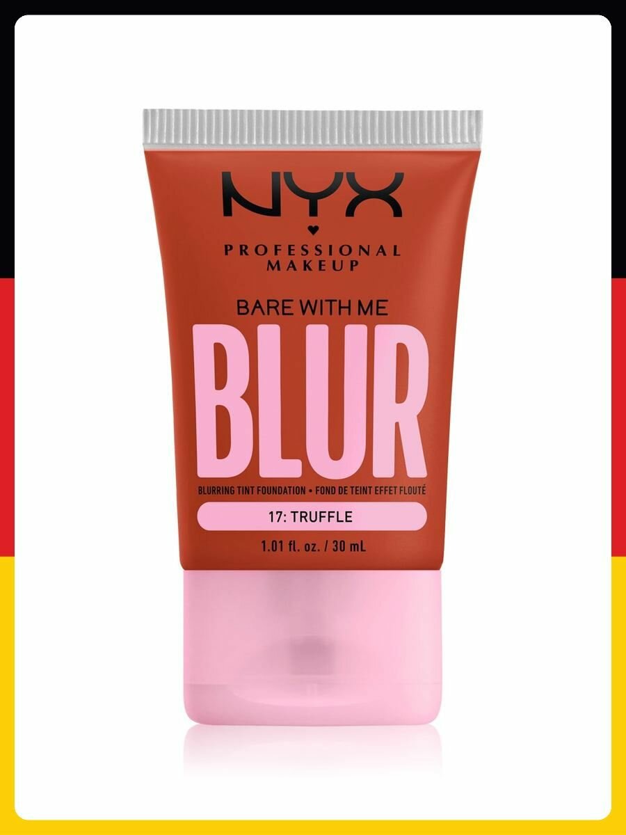 Тональная основа NYX Professional Makeup Bare With Me Blur Tint в каплях, 30 мл № 1 17 - Трюфель
