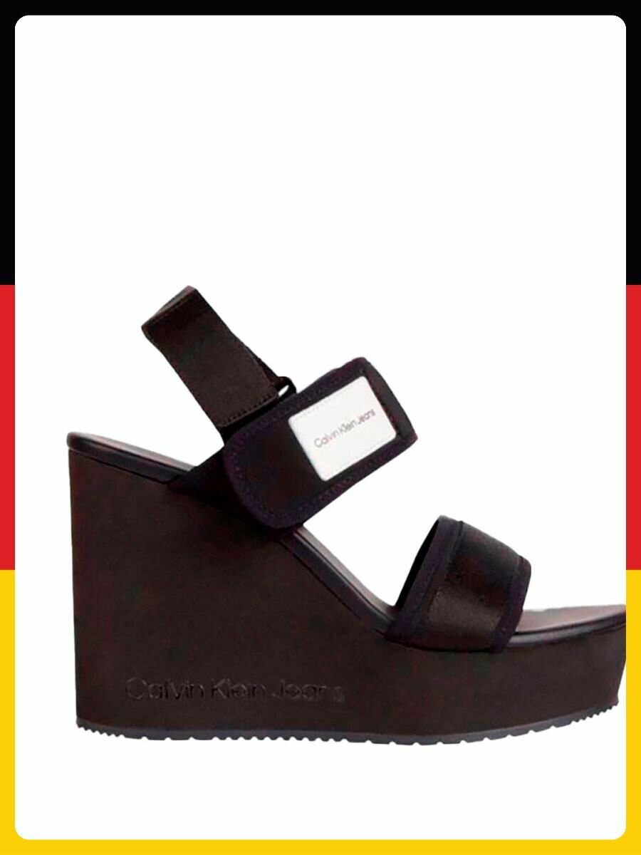 Босоножки CALVIN KLEIN, размер EU 39, черный