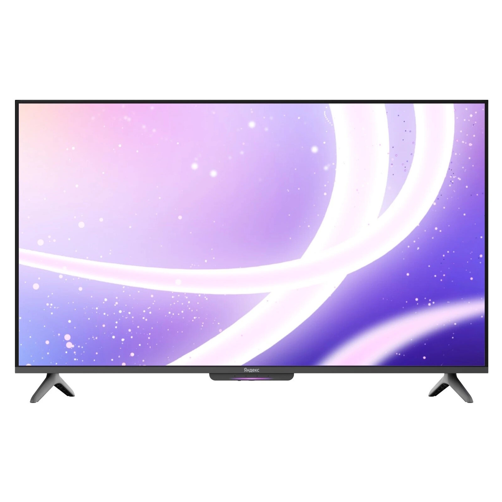 Телевизор Яндекс ТВ станция Бейсик с Алисой (YNDX-00074) 43", 4K UltraHD 3840x2160, 60 Гц