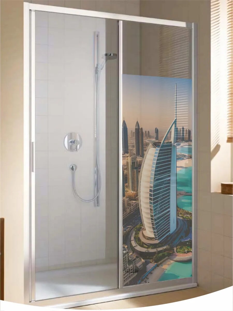 Витражная пленка на стекло Дубай — фото 1